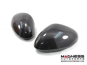 Maserati Grecale Mirror Covers - Carbon Fiber - Full Replacements Maserati Grecale Mirror Covers - Carbon Fiber - Full Replacements